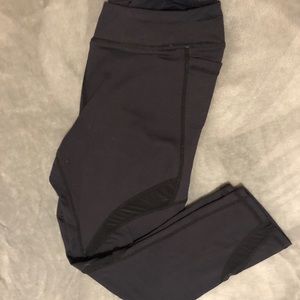 Black Senita leggings with mesh